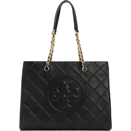Quilted Leather Shopper Bag , female, Sizes: ONE SIZE - TORY BURCH - Modalova