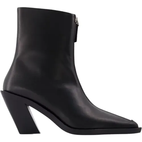 Eclair Zipper Boots in Leather , female, Sizes: 2 UK - Elleme - Modalova