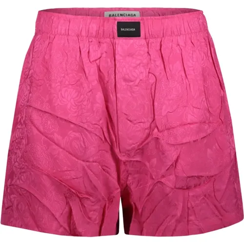 Jacquard Pyjama Shorts , female, Sizes: S, XS - Balenciaga - Modalova