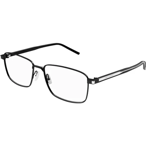 Glasses,Modebrille SL 666 Farbe 004,Modebrille SL 666 Schwarz - Saint Laurent - Modalova