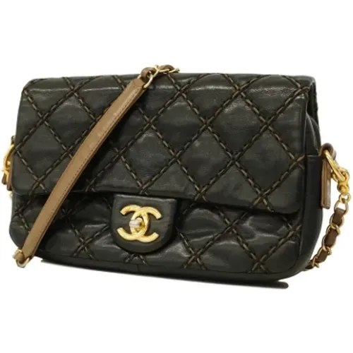 Pre-owned Leather chanel-bags , female, Sizes: ONE SIZE - Chanel Vintage - Modalova