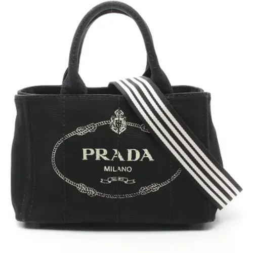 Pre-owned Canvas prada-bags , female, Sizes: ONE SIZE - Prada Vintage - Modalova