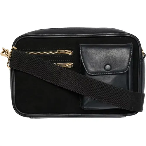 Elegant Crossbody Bag with Gold Accents , female, Sizes: ONE SIZE - Btfcph - Modalova