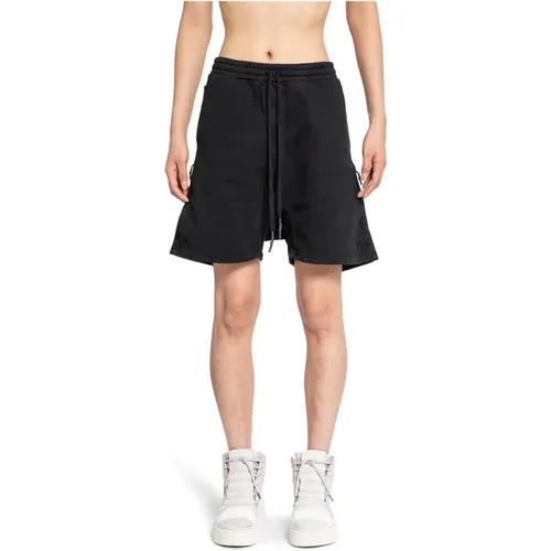 Schwarze Jersey Drop Crotch Sweatpants , Herren, Größe: L - Boris Bidjan Saberi - Modalova