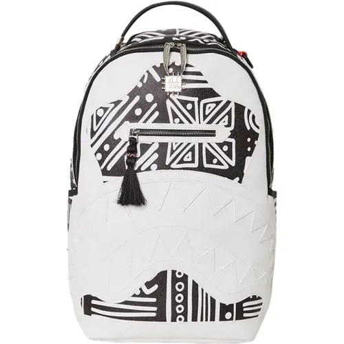 Tribal Courture Backpack - Fashion-Forward Statement , female, Sizes: ONE SIZE - Sprayground - Modalova