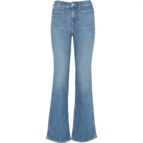 Bootcut-Jeans mit hoher Taille , Damen, Größe: W27 - Ralph Lauren - Modalova