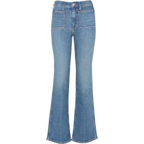 Bootcut-Jeans mit hoher Taille , Damen, Größe: W31 - Ralph Lauren - Modalova