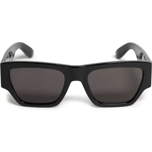 Rectangle-frame Sunglasses , male, Sizes: ONE SIZE - alexander mcqueen - Modalova