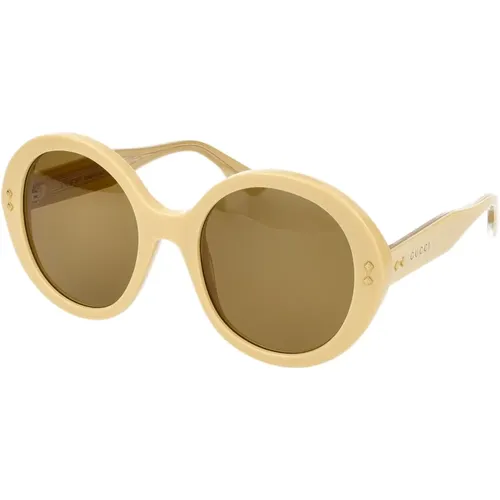 Stylische Sonnenbrille GG1081S,Havana/Green Sunglasses,Havana/Blue Sunglasses,/Grey Sunglasses - Gucci - Modalova
