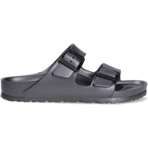 Verstellbare graue Gummisandalen , Herren, Größe: 42 EU - Birkenstock - Modalova