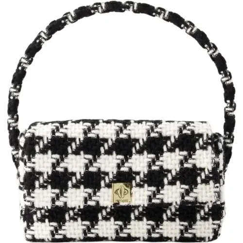 Nico Hobo Bag - Cotton - /White , female, Sizes: ONE SIZE - Anine Bing - Modalova