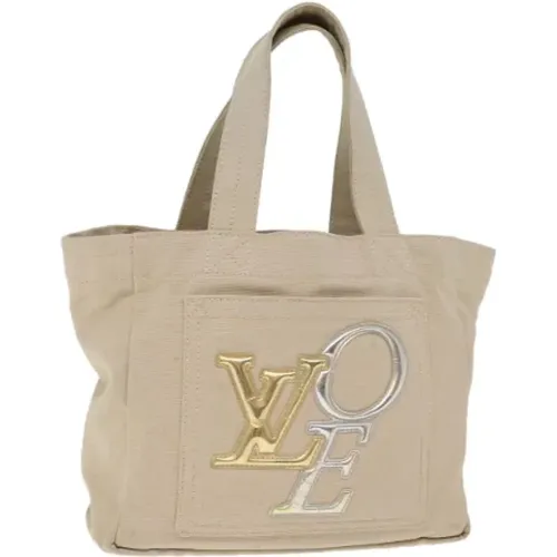 Pre-owned Canvas handbags , female, Sizes: ONE SIZE - Louis Vuitton Vintage - Modalova