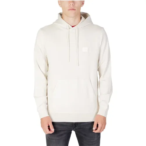 Men`s Cotton Hooded Sweatshirt , male, Sizes: XL, M - Boss - Modalova