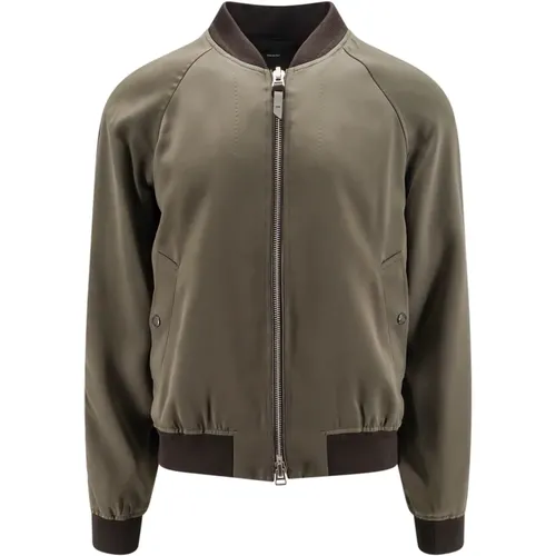 Mens Clothing Jackets Coats Ss24 , male, Sizes: L - Tom Ford - Modalova