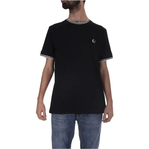 T-Shirts , Herren, Größe: M - Fred Perry - Modalova