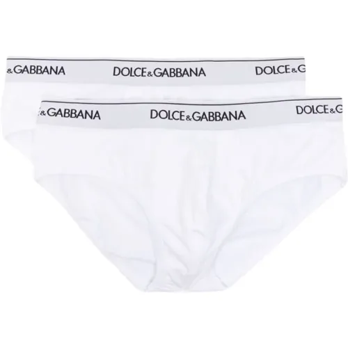 Weiße Unterwäsche mit 3,5 cm Absatz - Dolce & Gabbana - Modalova