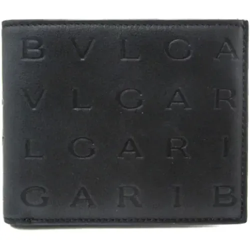 Pre-owned Leather wallets , female, Sizes: ONE SIZE - Bvlgari Vintage - Modalova