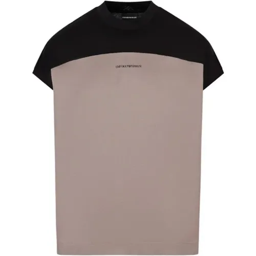 Classic Cotton T-Shirt for Men , male, Sizes: L, XL - Emporio Armani - Modalova