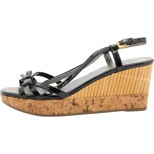 Pre-owned Leder sandals , Damen, Größe: 36 EU - Prada Vintage - Modalova