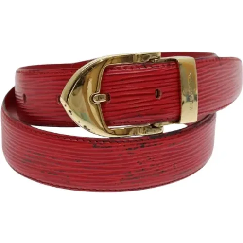 Pre-owned Leather belts , female, Sizes: ONE SIZE - Louis Vuitton Vintage - Modalova