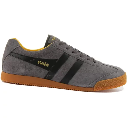 Classic Harrier Sneaker Grey Black Men , male, Sizes: 10 UK, 9 UK - Gola - Modalova