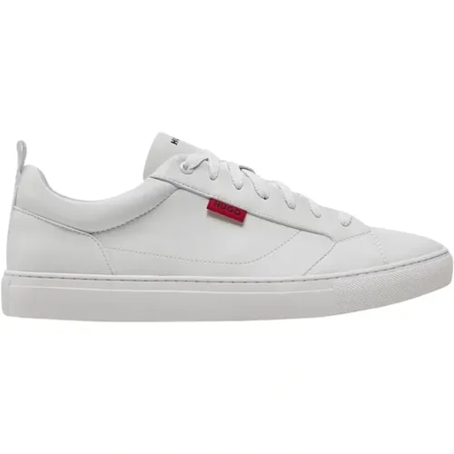 Weiße Low-Top-Sneaker , Herren, Größe: 41 EU - Hugo Boss - Modalova