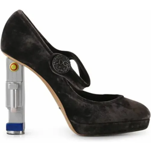 Mary Janes Pumps , female, Sizes: 4 1/2 UK, 5 UK - Dolce & Gabbana - Modalova