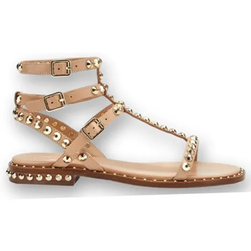 Gladiator-Sandalen mit Nieten , Damen, Größe: 37 EU - Ash - Modalova