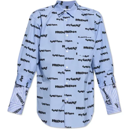 Shirt mit Logo , Herren, Größe: S - Comme des Garçons - Modalova