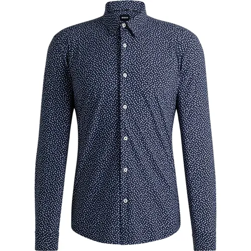 Printed versatile shirt , male, Sizes: L - Hugo Boss - Modalova