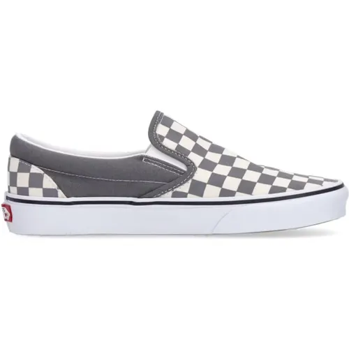 Klassische Slip-On Checkerboard Sneakers , Herren, Größe: 42 1/2 EU - Vans - Modalova