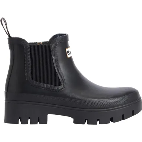 Schwarze Chelsea Welly Regenstiefel , Damen, Größe: 40 EU - Barbour - Modalova