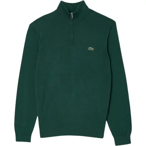 Elegant Zip-Up Sweater for Winter , male, Sizes: 2XL - Lacoste - Modalova