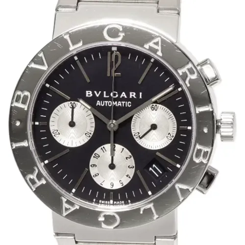 Pre-owned Metal watches , male, Sizes: ONE SIZE - Bvlgari Vintage - Modalova