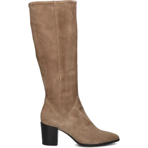 Taupe Wildleder Hohe Stiefel AR 70 , Damen, Größe: 37 EU - Lina Locchi - Modalova