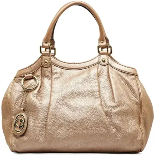 Pre-owned Leather handbags , female, Sizes: ONE SIZE - Gucci Vintage - Modalova