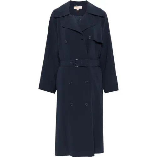 Blaue Dolman-Gürtel-Trenchcoat - Michael Kors - Modalova