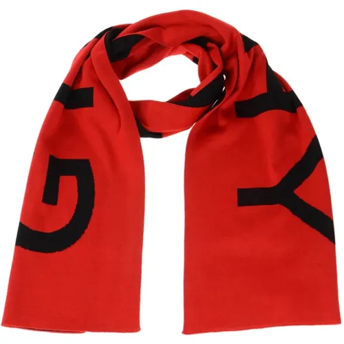 Pre-owned Earrings, Stylish Men`s Scarf with Contrasting Maxilogo , male, Sizes: ONE SIZE - Givenchy - Modalova