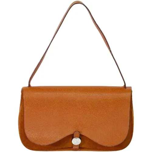 Pre-owned Leather shoulder-bags , female, Sizes: ONE SIZE - Hermès Vintage - Modalova