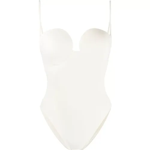 Cream Swimsuit , female, Sizes: S - Magda Butrym - Modalova