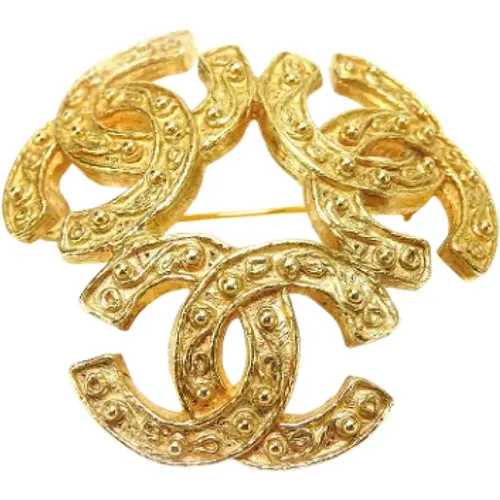 Pre-owned Metal brooches , female, Sizes: ONE SIZE - Chanel Vintage - Modalova