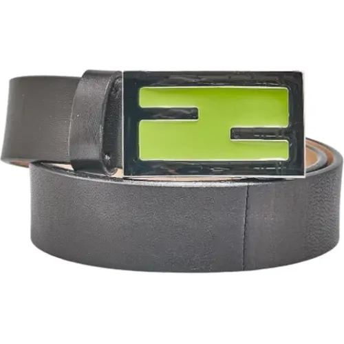 Pre-owned Leather belts , male, Sizes: ONE SIZE - Fendi Vintage - Modalova