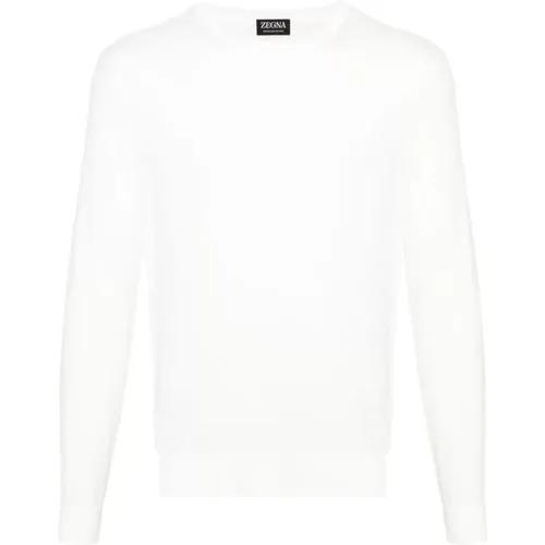 Weiße T-Shirts und Polos - Ermenegildo Zegna - Modalova
