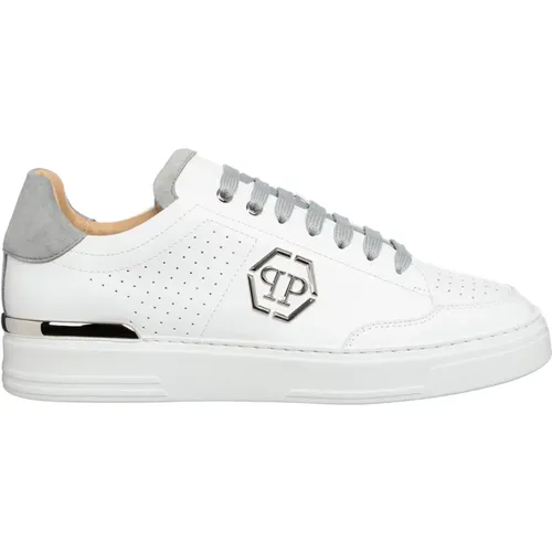 Plain Low-top Sneakers , male, Sizes: 5 UK, 8 UK, 10 UK, 7 UK - Philipp Plein - Modalova