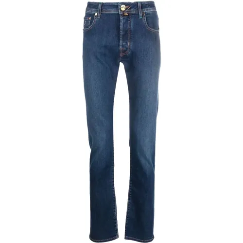 Slim-Fit Bard Jeans , male, Sizes: W34, W36 - Jacob Cohën - Modalova