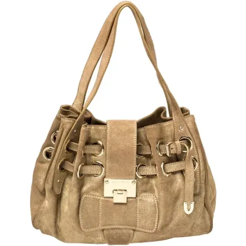 Pre-owned Wildleder handtaschen , Damen, Größe: ONE Size - Jimmy Choo Pre-owned - Modalova