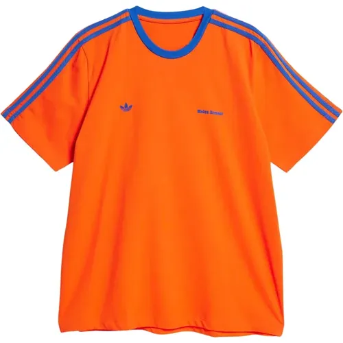 Unisex T-Shirt Wales Bonner Style , male, Sizes: M, XL, L, S - Adidas - Modalova