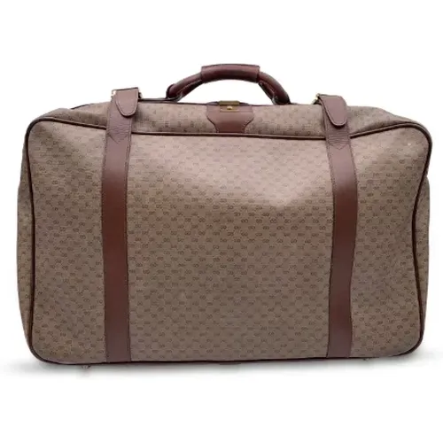 Canvas Gucci Travel Bag , female, Sizes: ONE SIZE - Gucci Vintage - Modalova