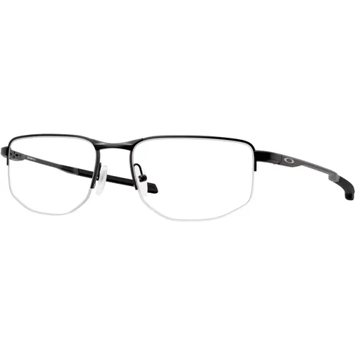 Stilvolle Brille Addams in Schwarz , Herren, Größe: 54 MM - Oakley - Modalova