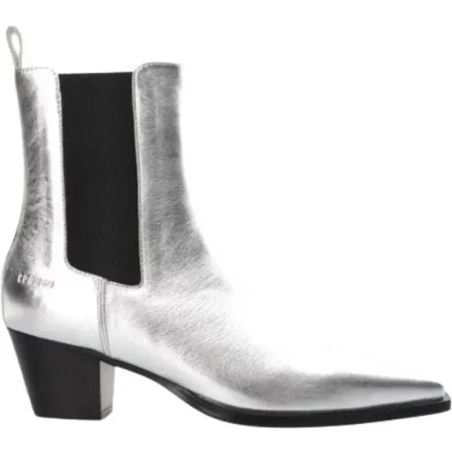 Schwarze Leder Chelsea Boots , Damen, Größe: 36 EU - Copenhagen Studios - Modalova